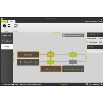 Gói phần mềm định tuyến Audio Televic CoCon Audio routing